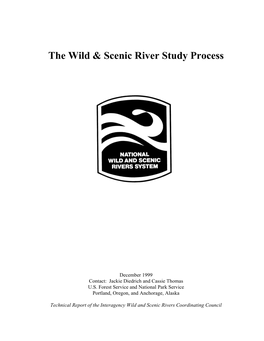 The Wild & Scenic River Study Process