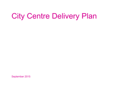 City Centre Delivery Plan