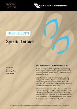 Distillers Spirited Attack S I S Z Z L E R