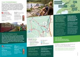 Beddgelert Forest: Allwedd Map Key 0300 065 3000