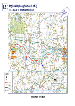 Angles Way Long Section 6 (Of 7) Diss Mere to Knettishall Heath