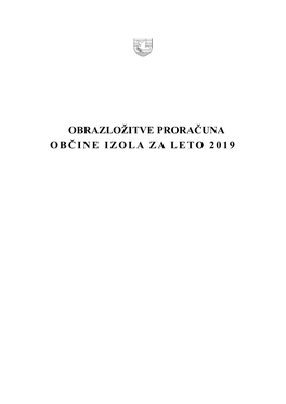 05 P2019 Obrazložitve 2019