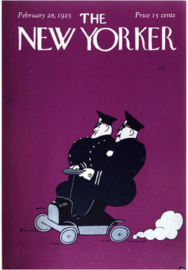 The New Yorker , Published Weekly by the F - R Pub