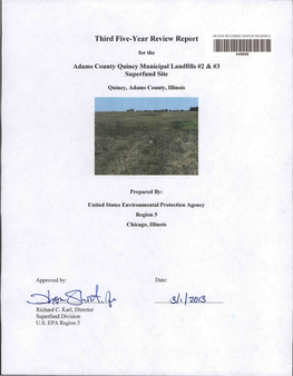 Adams County Quincy Municipal Landfills #2 & #3 Superfund Site