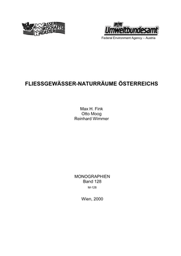 Fliessgewässer-Naturräume Österreichs