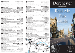 Dorchester Real Ale Pub Guide