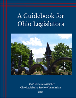 A Guidebook for Ohio Legislators