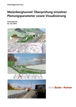 Meienbergtunnel: Überprüfung Einzelner Planungsparameter Sowie Visualisierung