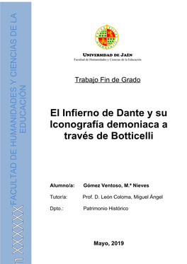 El Infierno De Dante Y Su Iconografía