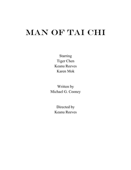 Man of Tai Chi