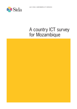 A Country ICT Survey for Mozambique