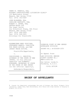 Appellants' Brief