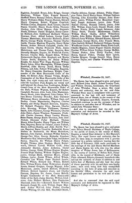 The London Gazette, November 27, 1857