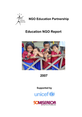 Education NGO Report 2007