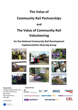 The Value of Community Rail Volunteering