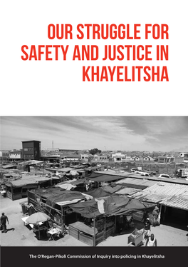 Our Struggle for Safety and Justice in Khayelitsha