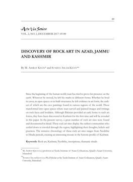Discovery of Rock Art in Azad, Jammu and Kashmir