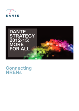 Dante Strategy 2012-15: More for All