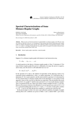 Spectral Characterizations of Some Distance-Regular Graphs