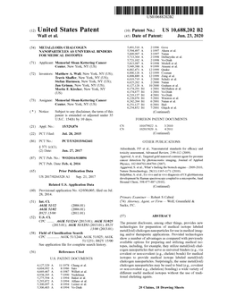 United States Patent ( 10 ) Patent No.: US 10,688,202 B2 Wall Et Al