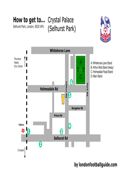 Selhurst Park, London, SE25 6PU (Selhurst Park)