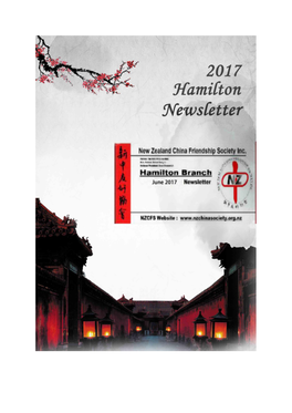 NZCFS Hamilton Branch Newsletter June 2017