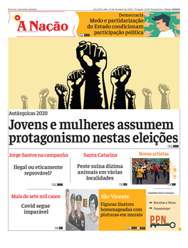 Jovens E Mulheres Assumem Protagonismo Nestas Eleições Págs