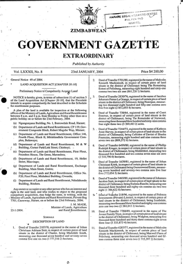 .. I}R GOVERNMENT GAZETTE