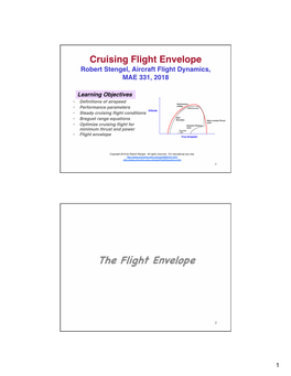 8. Cruising Flight Envelope