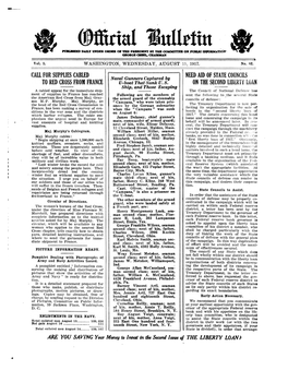 Official U. S. Bulletin