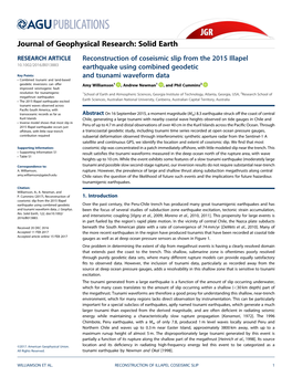 Reconstruction of Coseismic Slip from the 2015 Illapel Earthquake Using