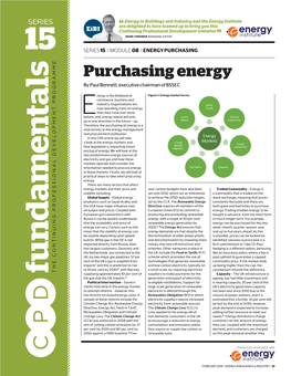 Purchasing Energy by Paul Bennett, Executive Chairman of BSSEC