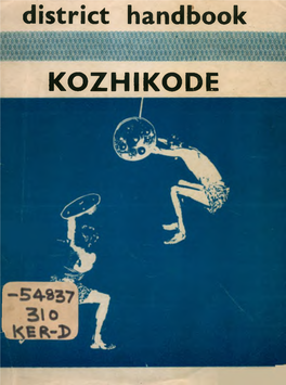 District Handbook KOZHIKODE