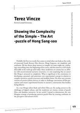 Puzzle of Hong Sang-Soo