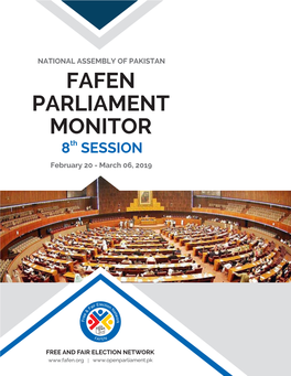 National Assembly of Pakistan 8Th Session Report By