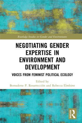 Voices from Feminist Political Ecology Edited by Bernadette P