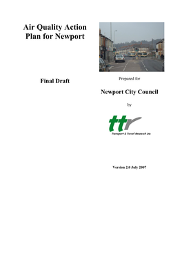 Air Quality Action Plan for Newport