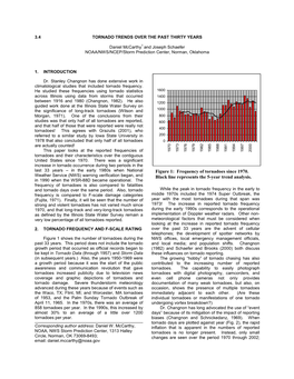 Tornado Trends Over the Past 30 Years