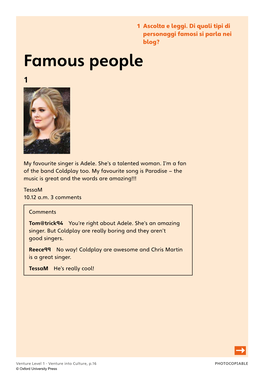 Famous People 1