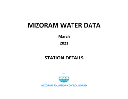 Mizoram Water Data
