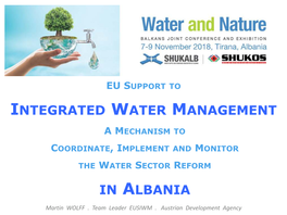 Integrated Water Management