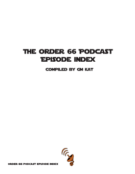 Order 66 Podcast