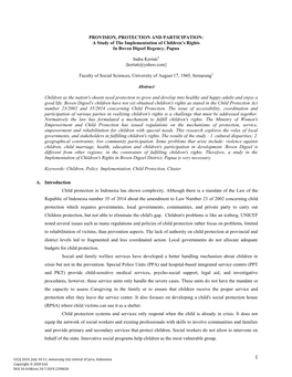 A Study of the Implementation of Children's Rights in Boven