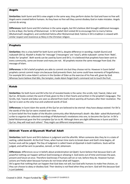 Both Sunni and Shi'a View Angels in the Same