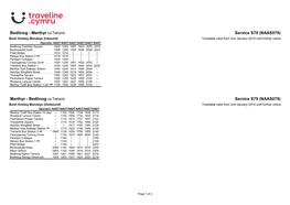 Timetable S79NAA2