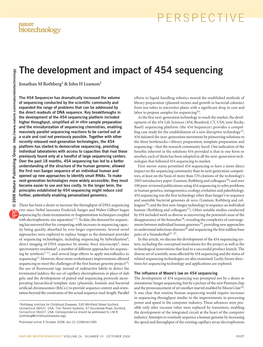 454 Sequencing Platform