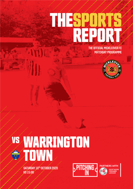 Thesports Report the Official Mickleover Fc Matchday Programme