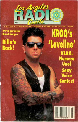 Loveline' KLAX: Numero Uno! Sexy Voice Contest