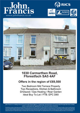 1030 Carmarthen Road, Fforestfach SA5