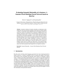 A Sememe-Word-Matching Neural Network Based on Hownet